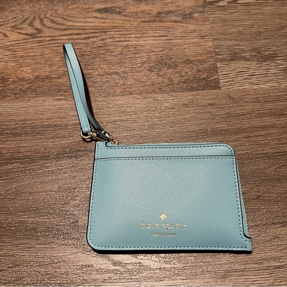 kate spade Handbags - NWT Kate Spade Blue Wristlet Wallet